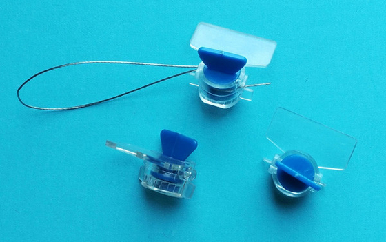 Thermal, das blaue Meter-Sicherheits-Dichtungen für Stromzähler/Wasserzähler stempelt