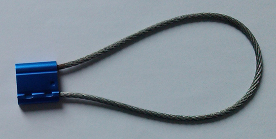3.5mm Stahldraht-Aufkleber-Verschluss-hohe Sicherheits-LKW-Dichtungen für Anhänger/LKW