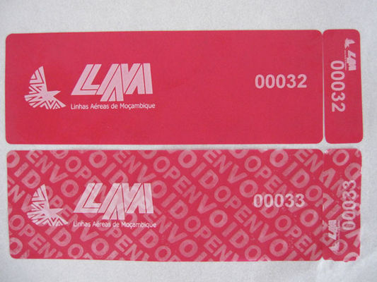 Nicht-Rückstand Besetzer-offensichtliche Sicherheits-Aufkleber mit Papier des Pergamin-80g für Bank ATM-Maschine